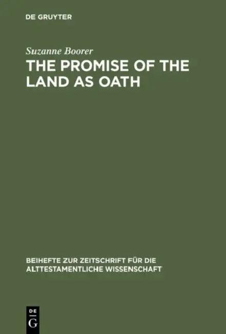 The Promise of the Land as Oath (English, Suzanne Boorer)