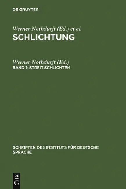 Streit schlichten (English, Werner Nothdurft)
