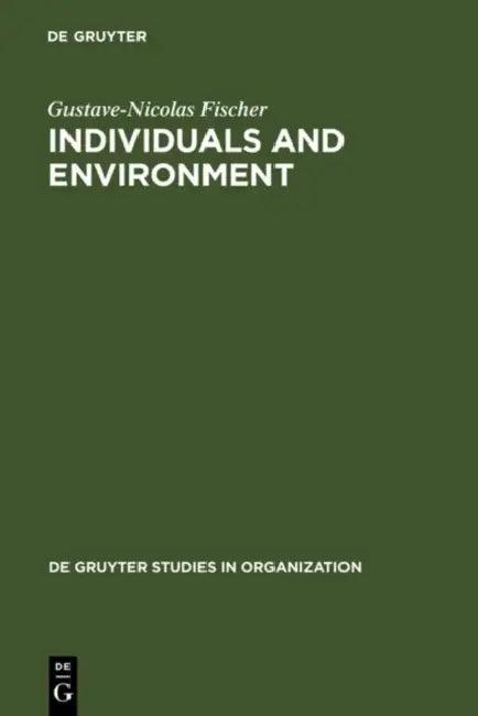 Individuals and Environment (English, Gustave-Nicolas Fischer | Ruth Atkin-Etienne)