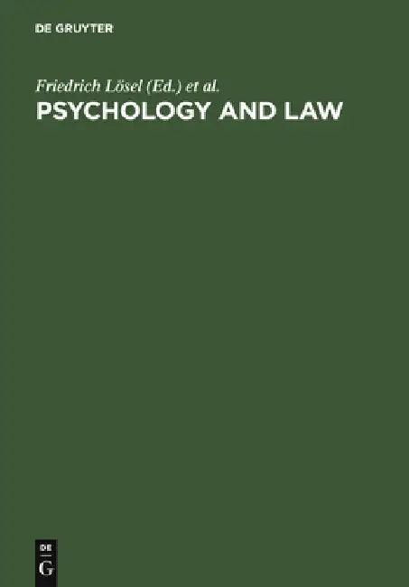 Psychology and Law (English, Friedrich Lösel | Doris Bender | Thomas Bliesener)