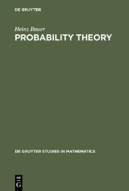 Probability Theory (English, Heinz Bauer | Robert B. Burckel)