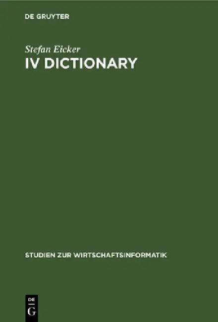 IV Dictionary (English, Stefan Eicker)