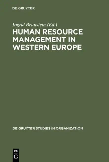 Human Resource Management in Western Europe (English, Ingrid Brunstein)