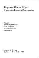 Linguistic Human Rights (English, Tove Skutnabb-Kangas | Robert Phillipson | Mart Rannut)