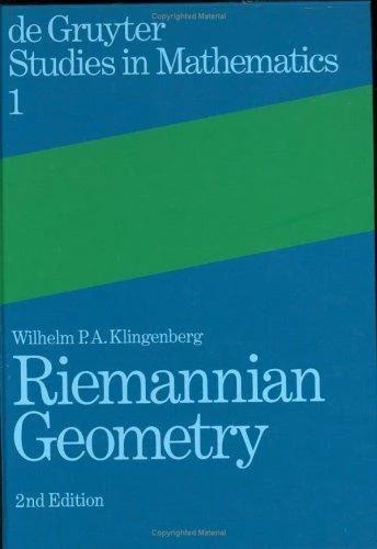Riemannian Geometry (English, Wilhelm P. a. Klingenberg)