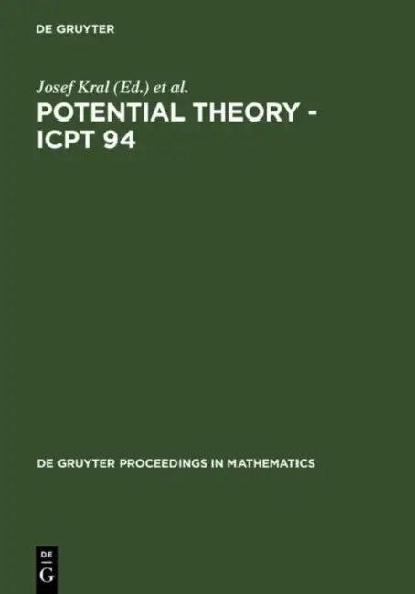 Potential Theory - Icpt 94 (English, Josef Kral | Jaroslav Lukes | Ivan Netuka)