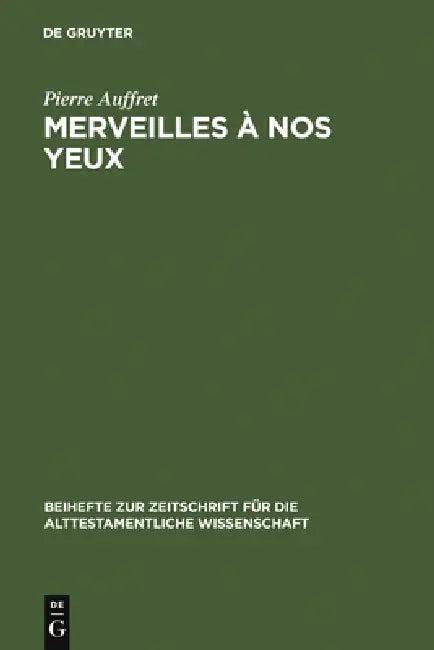 Merveilles à nos yeux (English, Pierre Auffret)