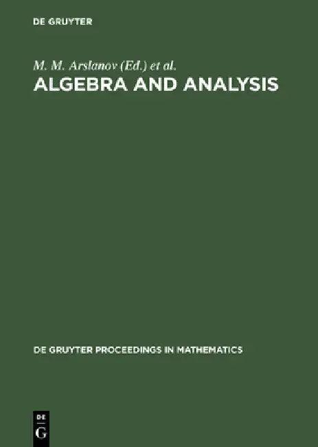 Algebra and Analysis (English, M. M. Arslanov | A. N. Parshin | I. R. Shafarevich)