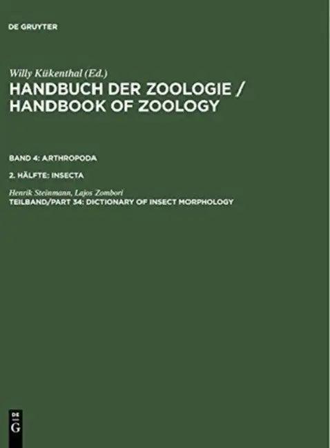 Dictionary of Insect Morphology (English, Henrik Steinmann | Lajos Zombori)