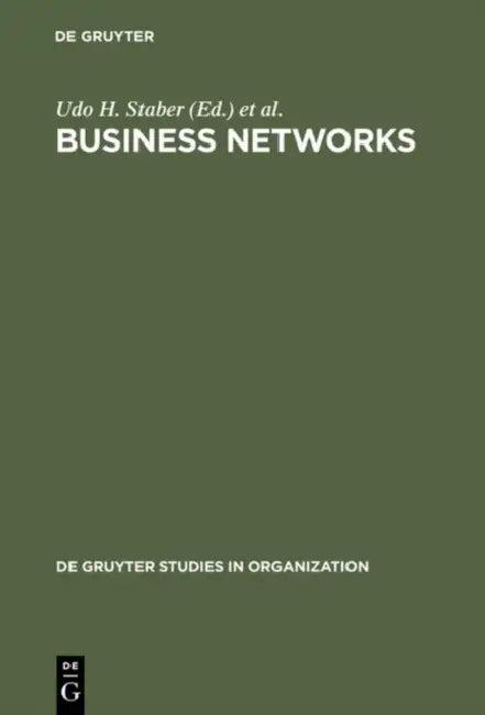 Business Networks (English, Udo H. Staber | Norbert V. Schaefer | Basu Sharma)