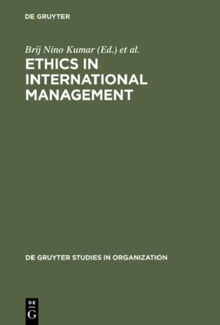 Ethics in International Management (English, Brij Nino Kumar | Horst Steinmann)