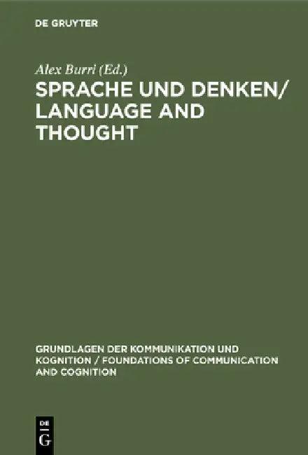 Sprache Und Denken / Language and Thought (English, Alex Burri)