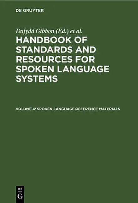 Spoken Language Reference Materials (English, No Contributor)