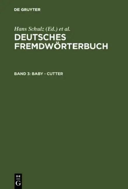 Baby - Cutter (English, Gerhard Strau | Heidrun Kamper-Jensen | Isolde Nortmeyer)