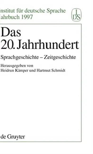 Das 20. Jahrhundert (English, Heidrun Kämper | Hartmut Schmidt)