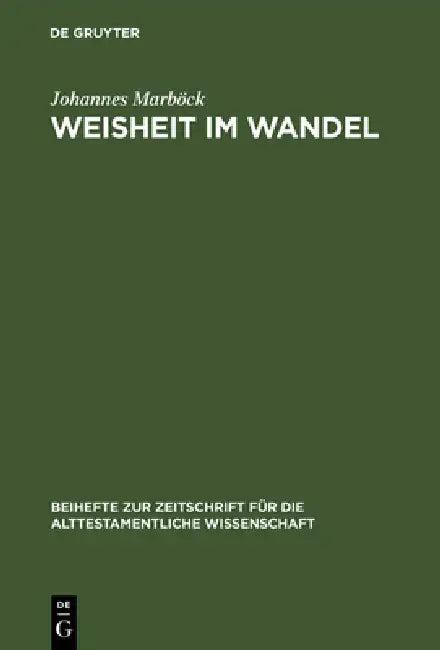 Weisheit im Wandel (English, Johannes Marböck)