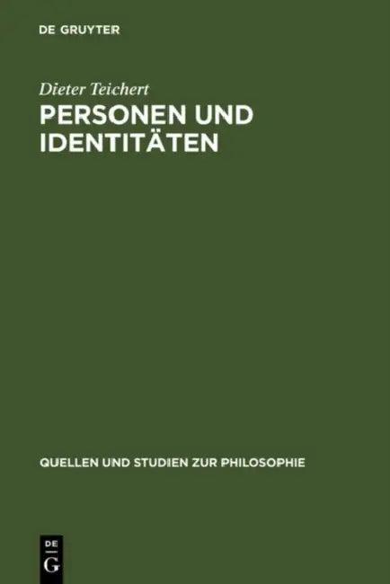 Personen Und Identitäten (English, Dieter Teichert)