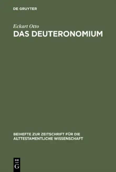Das Deuteronomium (English, Eckart Otto)