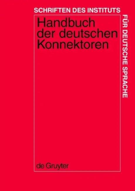 Handbuch der deutschen Konnektoren 1 (English, Renate Pasch | Ursula Brauße | Eva Breindl)