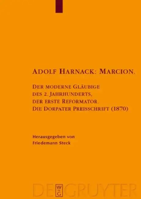 Adolf Harnack (English, Friedemann Steck)