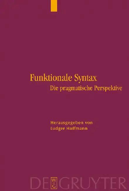 Funktionale Syntax (English, Ludger Hoffmann)