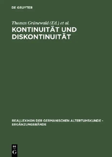 Kontinuität und Diskontinuität (English, Thomas Grünewald | Sandra Seibel)