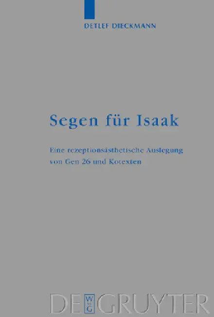 Segen für Isaak (English, Detlef Dieckmann)