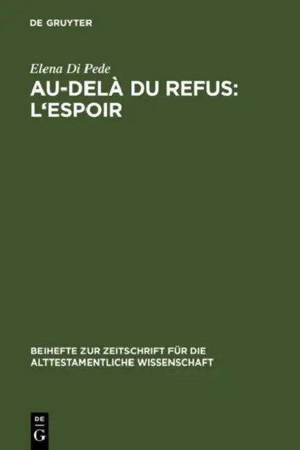 Au-delà du refus (English, Elena Di Pede)