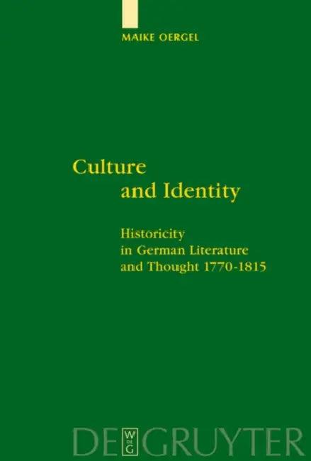Culture and Identity (English, Maike Oergel)