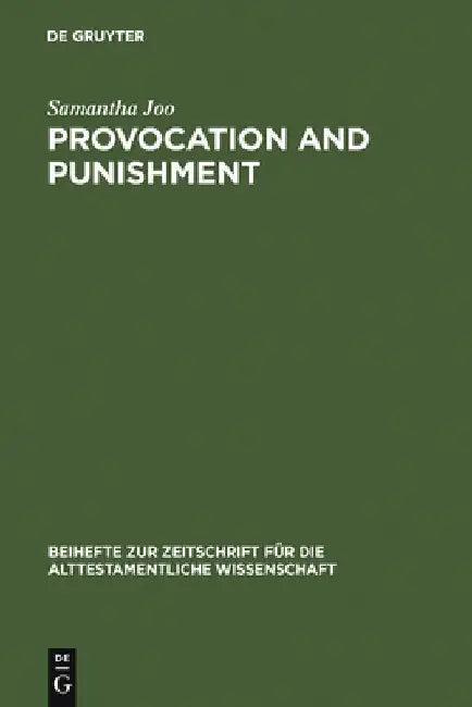 Provocation and Punishment (English, Samantha Joo)