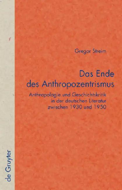 Das Ende des Anthropozentrismus (English, Gregor Streim)