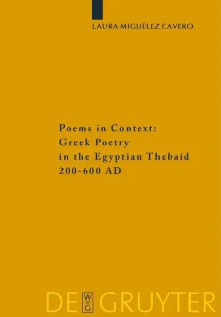 Poems in Context (English, Laura Miguélez-Cavero)