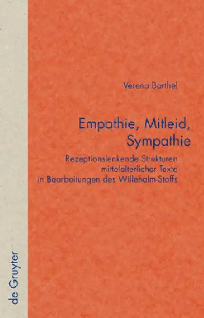 Empathie, Mitleid, Sympathie (English, Verena Barthel)