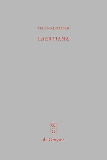 Laertiana (English, Tiziano Dorandi)
