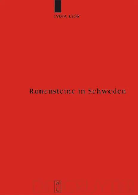 Runensteine in Schweden (English, Lydia Klos)