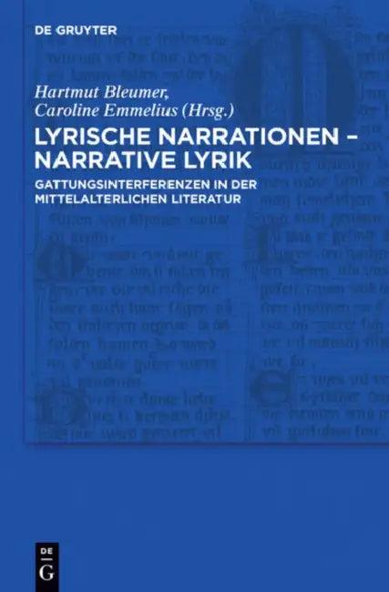 Lyrische Narrationen - narrative Lyrik (English, Hartmut Bleumer | Caroline Emmelius)