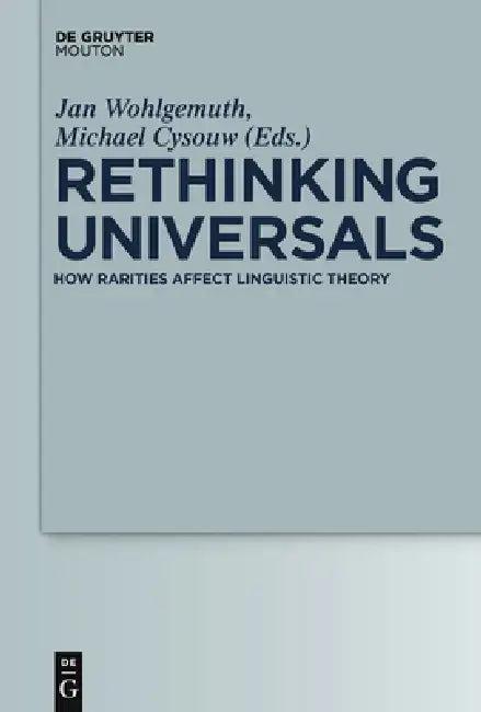Rethinking Universals (English, Jan Wohlgemuth | Michael Cysouw)