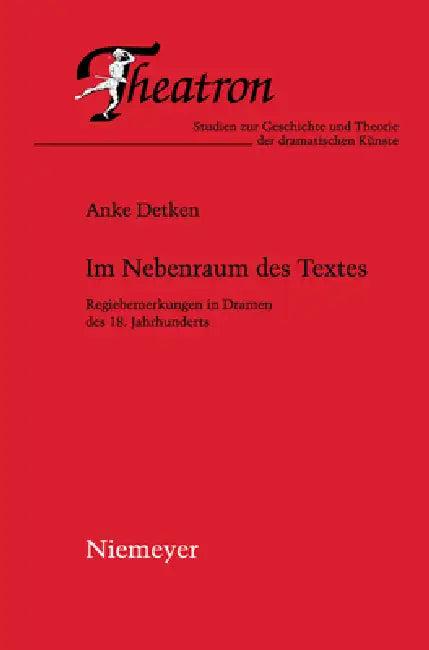 Im Nebenraum Des Textes (English, Anke Detken)