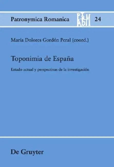 Toponimia de España (English, María Dolores Gordón Peral)