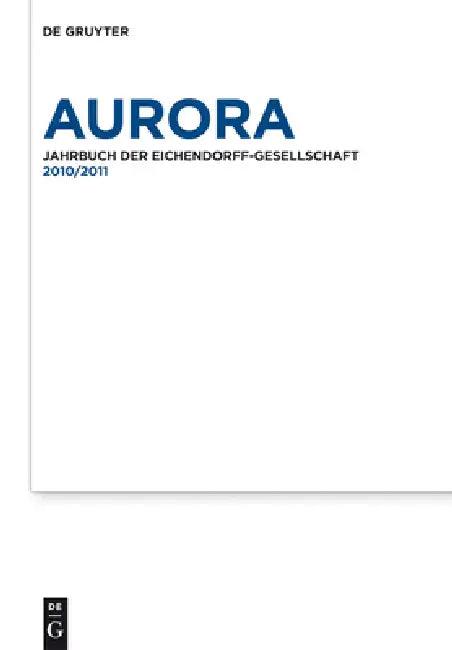 Aurora, Band 70-71, 2010 - 2011 (English, Jürgen Daiber | Eckhard Grunewald | Gunnar Och)