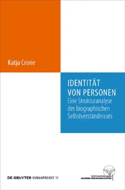 Identität von Personen (English, Katja Crone)