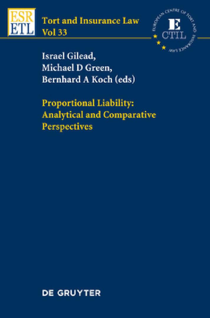 Proportional Liability (English, Israel Gilead | Michael D. Green | Bernhard A. Koch)