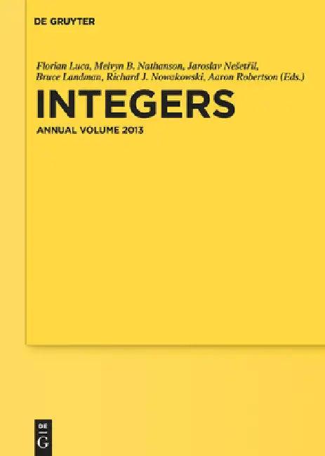 Integers (English, Bruce Landman)