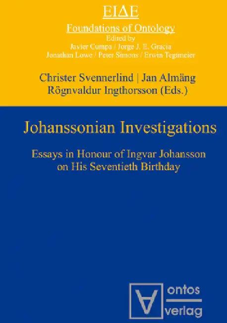 Johanssonian Investigations (English, Christer Svennerlind | Jan Almäng | Rögnvaldur Ingthorsson)