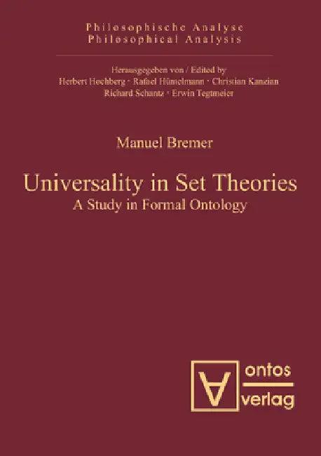 Universality in Set Theories (English, Manuel Bremer)