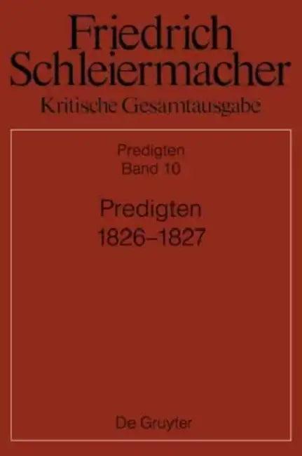 Predigten 1826-1827 (English, Brinja Bauer | Ralph Brucker | Michael Pietsch)