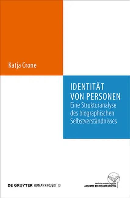 Identität Von Personen (English, Katja Crone)