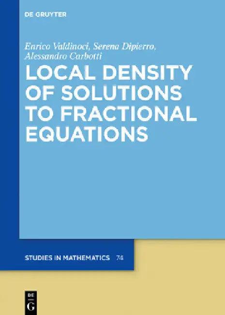 Local Density of Solutions to Fractional Equations (English, Alessandro Carbotti | Serena Dipierro | Enrico Valdinoci)