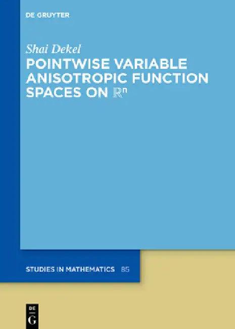 Pointwise Variable Anisotropic Function Spaces on ℝⁿ (English, Shai Dekel)