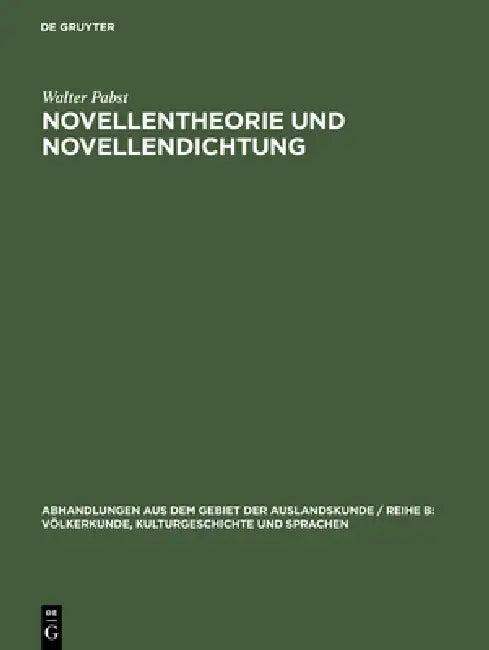 Novellentheorie und Novellendichtung (English, Walter Pabst)